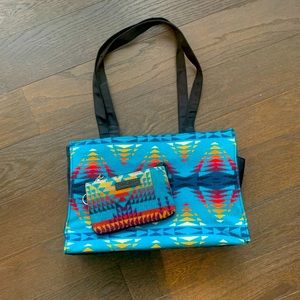 Pendleton Vintage Print Tote Bag